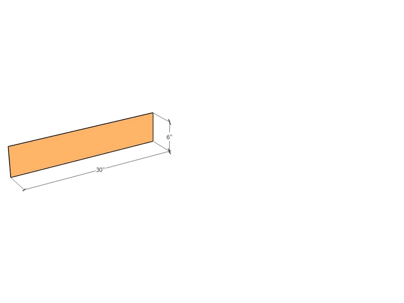 [CorEdg30-6-4] Corten Edge 30" x 6" x 4ga
