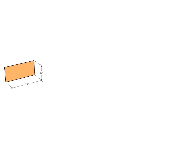 [CorEdg12-6-11] Corten Edge 12" x 6" x 11ga