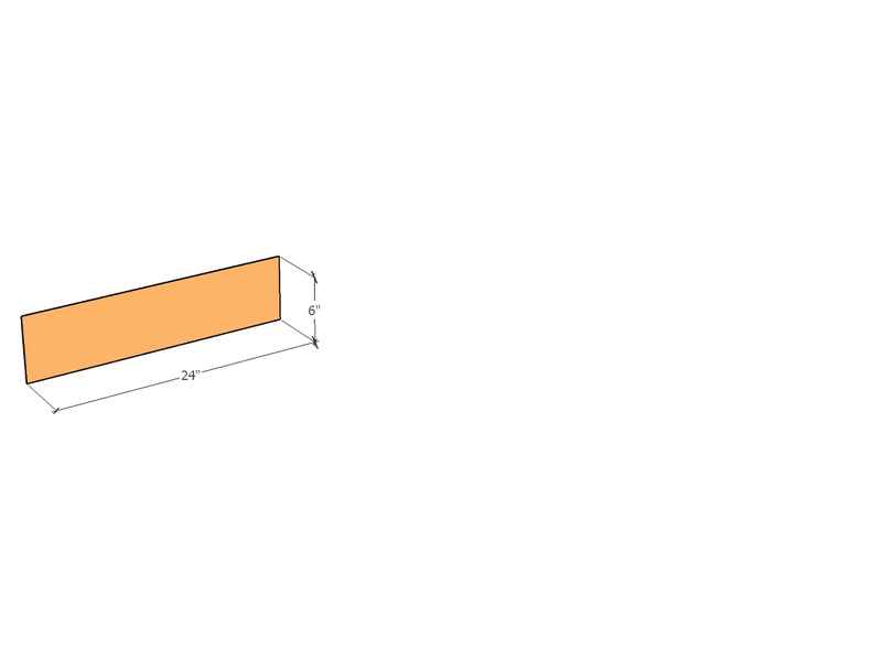 [CorEdg24-6-4] Corten Edge 24" x 6" x 4ga