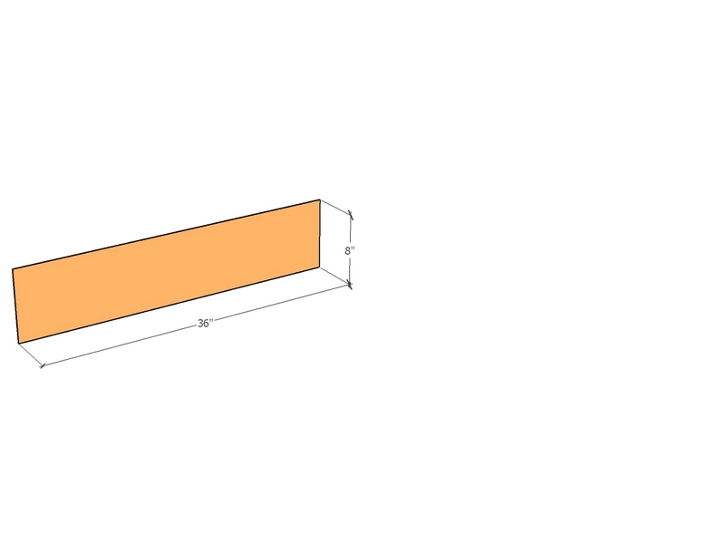Corten Edge 36" x 8" x 11ga