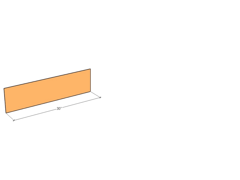 Corten Edge 30" x 8" x 11ga