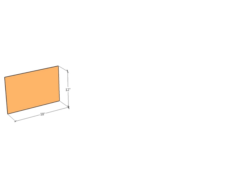 Corten Edge 18" x 12" x 4ga