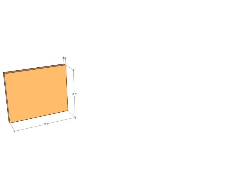 [CorPan18-15-14] Corten Panel 18" x 15" x 14ga