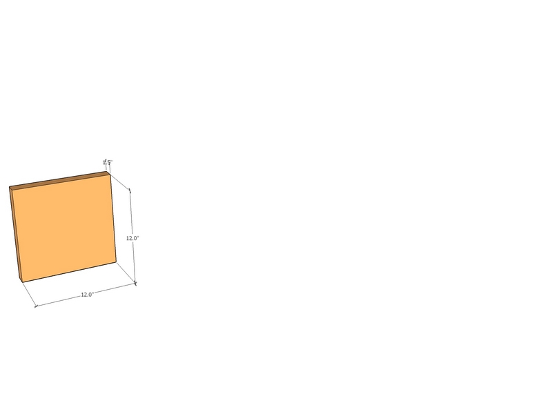 [CorPan12-12-14] Corten Panel 12" x 12" x 14ga