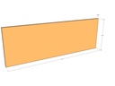 Corten Panel 72" x 24" x 11ga Top
