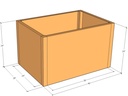 Rectangular planter kit 40" x 28" x 24"T