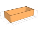 Rectangular planter kit 6'4" x 34" x 18"T
