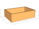 Rectangular planter kit 4'4" x 34" x 15"T