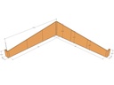 Retaining wall Trans 18'9" long 12"-30" tall