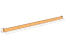 Retaining wall straight 32'5" long x 15"T