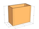 Rectangular planter kit 48" x 24" x 42"T