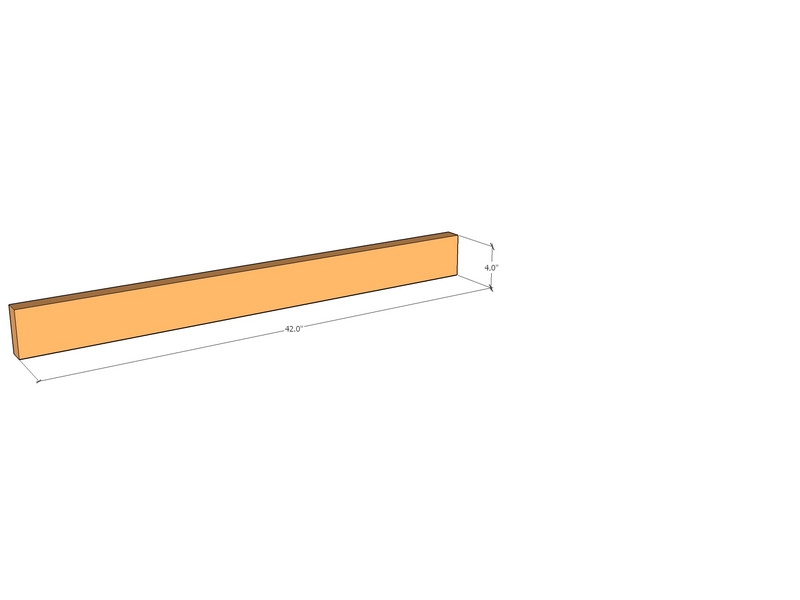 Corten Edge FT1.5" x 42" x 4" x 14ga
