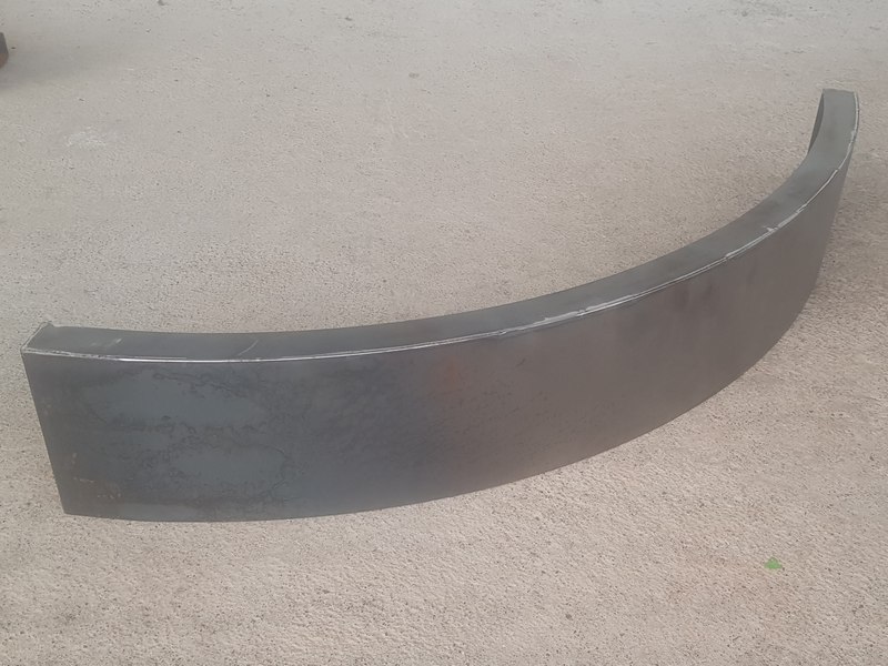 Quarter Curve FT35 Ext 24" rad x 8" tall
