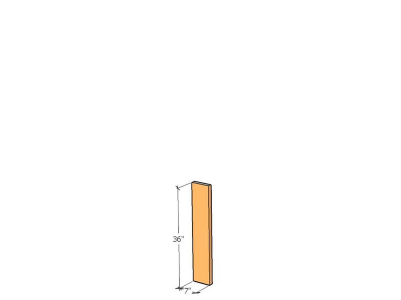 Fence C sect 36" x 7" x 1" x 11ga