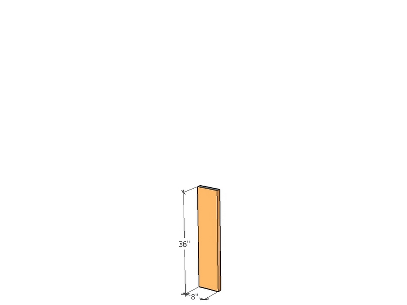 [CorC-sect-36-8-1-11] Fence C sect 36" x 8" x 1" x 11ga