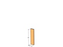 Fence C sect 36" x 8" x 1" x 11ga