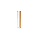 Fence C sect 60" x 7" x 1" x 11ga