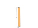 Fence C sect 72" x 8" x 1" x 11ga