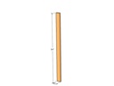 Fence C sect 84" x 5" x 1-1/8" x 11ga