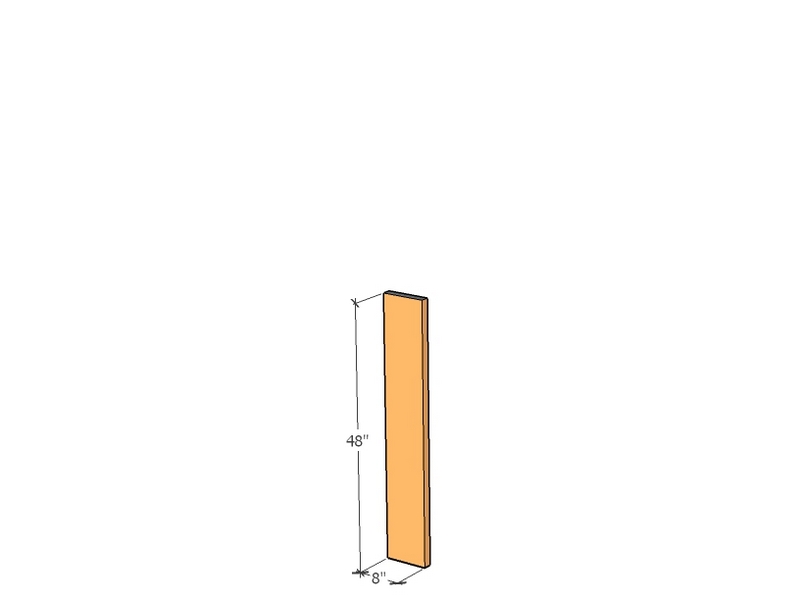 [CorC-sect-48-8-1-11] Fence C sect 48" x 8" x 1" x 11ga