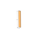 Fence C sect 60" x 8" x 1" x 11ga