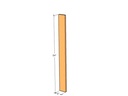 Fence C sect 84" x 8" x 1-1/8" x 11ga