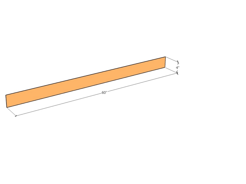 [CorEdg60-4-11] Corten Edge 60" x 4" x 11ga