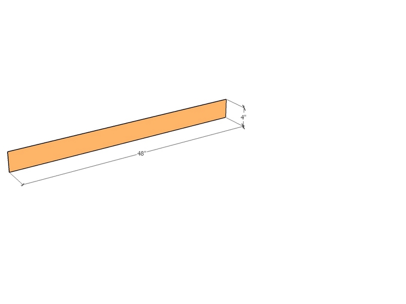 [CorEdg48-4-4] Corten Edge 48" x 4" x 4ga