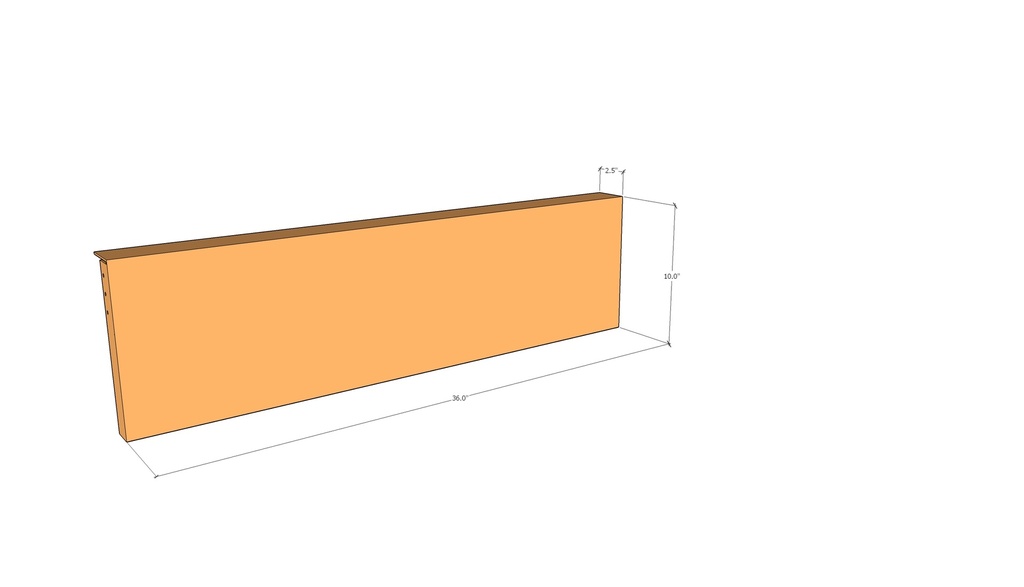 Corten Edge FT2.5" x 36" x 10" x 11ga