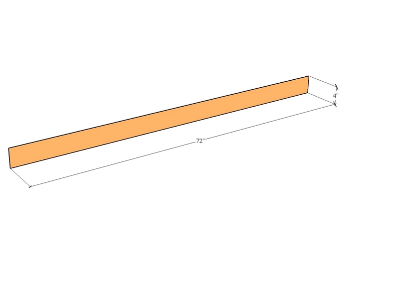[CorEdg72-4-4] Corten Edge 72" x 4" x 4ga