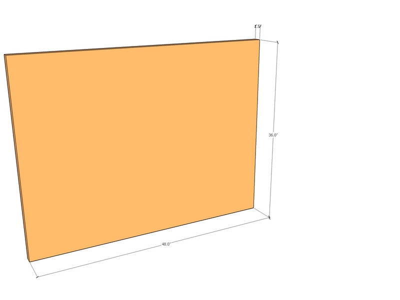 Corten Panel 48" x 36" x 11ga