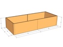 Rectangular planter kit 8'4" x 40" x 21"T