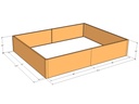 Rectangular planter kit 8'4" x 6'4" x 18"T
