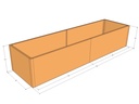 Rectangular planter kit 10'4" x 34" x 24"T