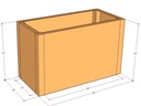 Rectangular planter kit 34" x 16" x 21"T