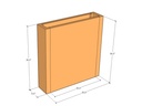 Rectangular planter kit 35" x 8" x 36"T