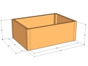 Rectangular planter kit 40" x 28" x 15"T
