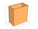 Rectangular planter kit 3'10" x 25" x 48"T