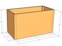 Rectangular planter kit 4'4" x 25" x 30"T