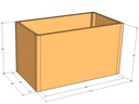 Rectangular planter kit 4'4" x 28" x 30"T