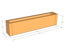 Rectangular planter kit 4'5" x 8" x 12"T