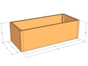 Rectangular planter kit 4'10" x 25" x 18"T