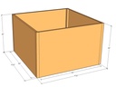 Rectangular planter kit 4'10" x 4'10" x 36"T