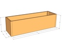 Rectangular planter kit 6'4" x 22" x 21"T