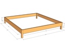 Rectangular planter kit 6'4" x 6'4" x 6"T