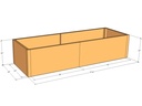 Rectangular planter kit 6'10" x 28" x 18"T