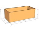 Rectangular planter kit 7'4" x 40" x 30"T