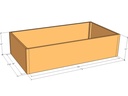 Rectangular planter kit 7'4" x 3'10" x 21"T