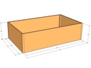 Rectangular planter kit 7'4" x 4'4" x 24"T