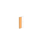 Angle Post 36" x 160 x 2" x 11ga